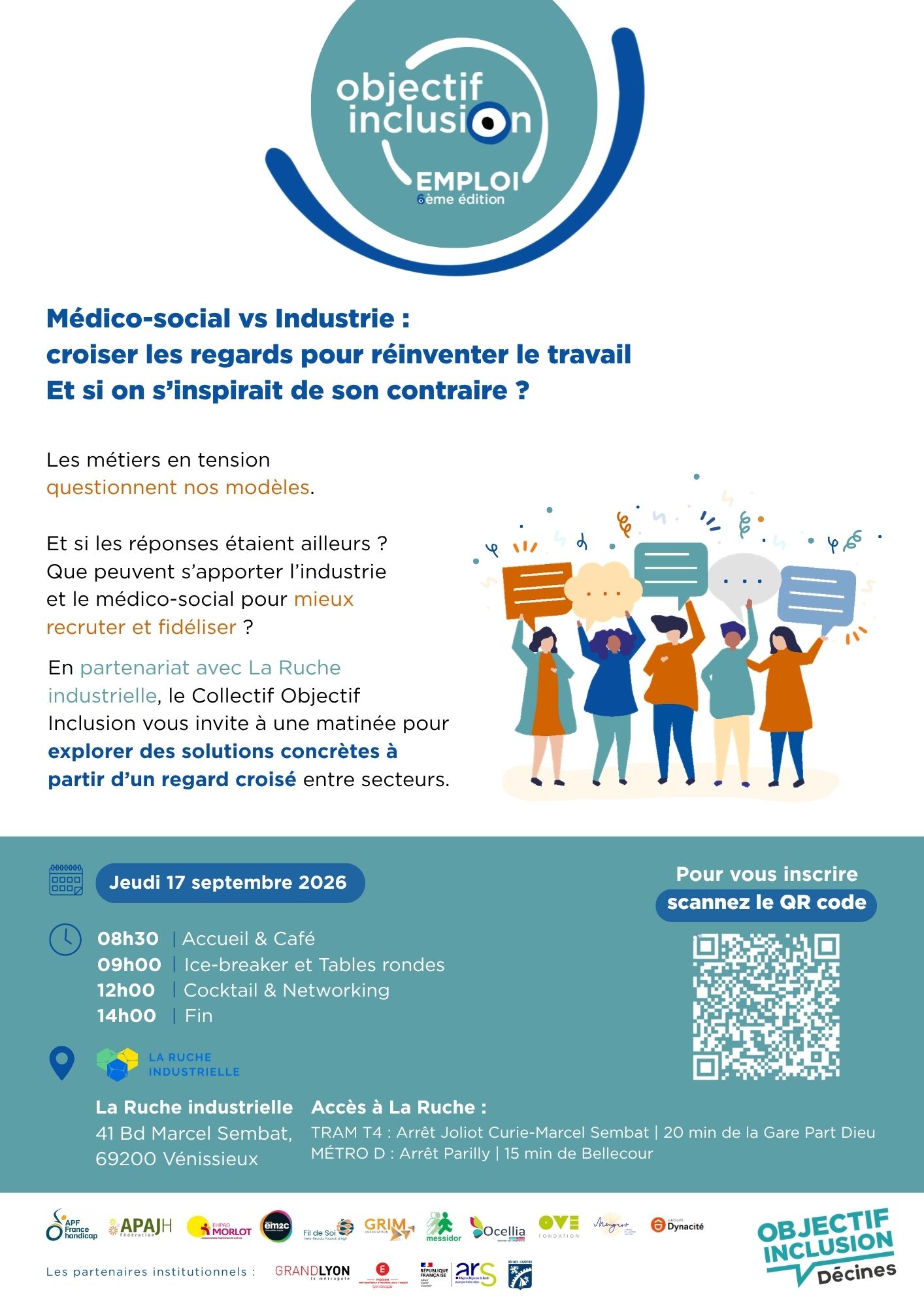 affiche objectif inclusion emploi